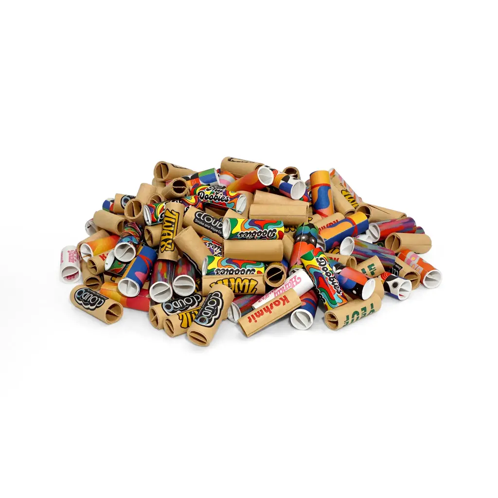Custom Pre-Rolled Paper Tips (S/I Format) – Compatible with RollPros Blackbird Machine